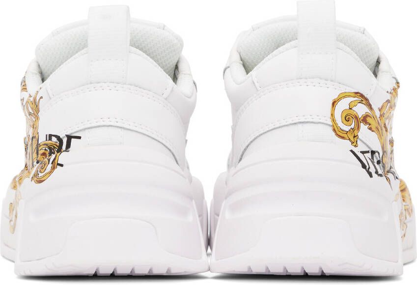 Versace Jeans Couture White & Gold Stargaze Sneakers