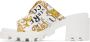Versace Jeans Couture White & Gold Winny Heeled Sandals - Thumbnail 3