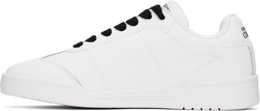 Versace Jeans Couture White Brooklyn V-Emblem Sneakers