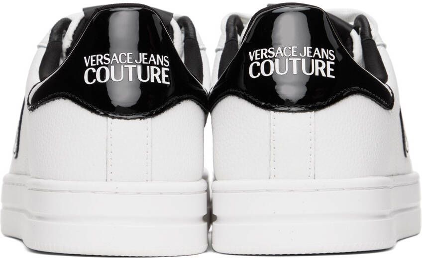 Versace Jeans Couture White Court 88 V-Emblem Sneakers