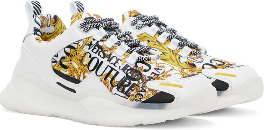 Versace Jeans Couture White Levion Sneakers