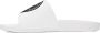 Versace Jeans Couture White V-Emblem Slides - Thumbnail 3