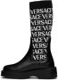Versace Kids Black Logo Boots - Thumbnail 3