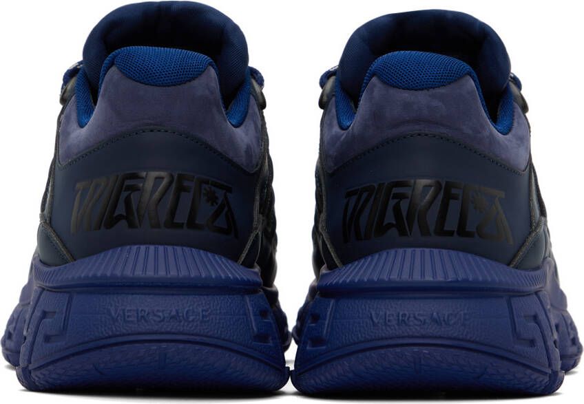 Versace Navy Trigreca Sneakers