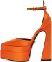 Versace Orange Aevitas Heels - Thumbnail 3