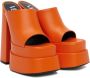 Versace Orange Aevitas Platform Heels - Thumbnail 4
