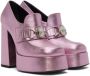 Versace Pink '95 Medusa Platform Pumps - Thumbnail 4