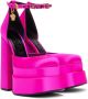 Versace Pink Aevitas Platform Heels - Thumbnail 4