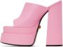 Versace Pink Aevitas Platform Mules - Thumbnail 3