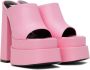 Versace Pink Aevitas Platform Mules - Thumbnail 4