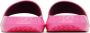 Versace Pink Allover Slides - Thumbnail 2