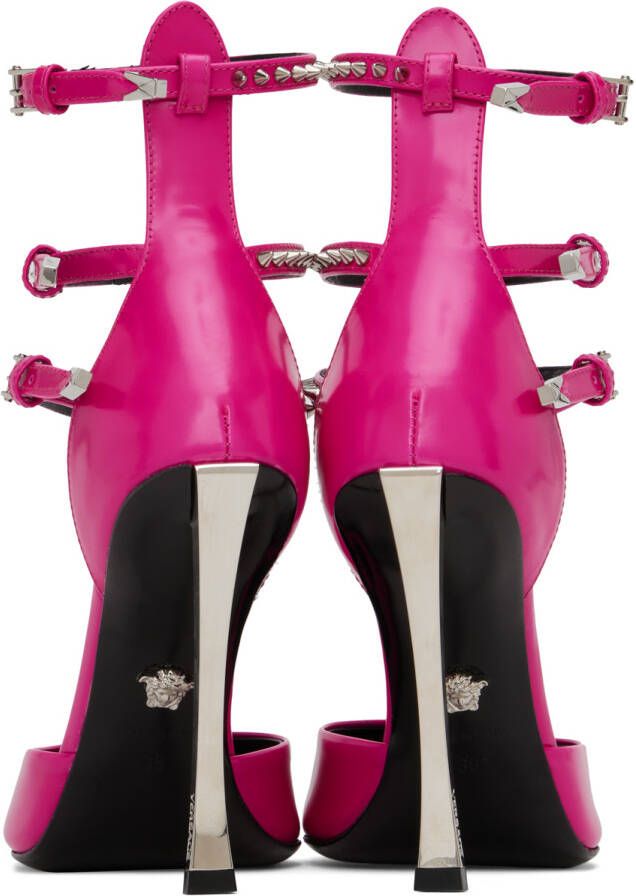 Versace Pink Decollete Heels