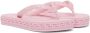 Versace Pink Greca Sandals - Thumbnail 4