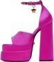 Versace Pink Medusa Aevitas Platform Heeled Sandals - Thumbnail 3