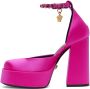 Versace Pink Medusa Aevitas Platform Heels - Thumbnail 3