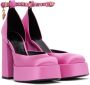 Versace Pink Medusa Aevitas Platform Heels - Thumbnail 4