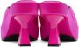 Versace Pink Medusa Biggie Crystal Mules - Thumbnail 2