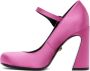 Versace Pink Medusa Heels - Thumbnail 3
