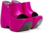 Versace Pink Triplatform Mules - Thumbnail 4