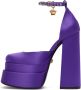 Versace Purple Aevitas Platform Heels - Thumbnail 3