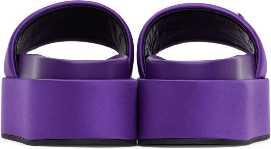 Versace Purple Medusa '95 Platform Sandals
