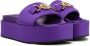 Versace Purple Medusa '95 Platform Sandals - Thumbnail 4