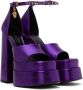 Versace Purple Medusa Aevitas Platform Heeled Sandals - Thumbnail 4