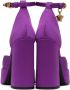 Versace Purple Medusa Aevitas Platform Heels - Thumbnail 2