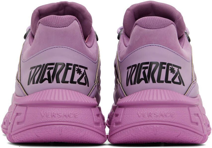 Versace Purple Trigreca Sneakers