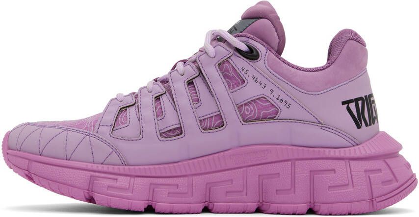 Versace Purple Trigreca Sneakers