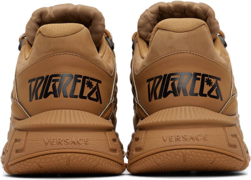 Versace Tan Trigreca Sneakers