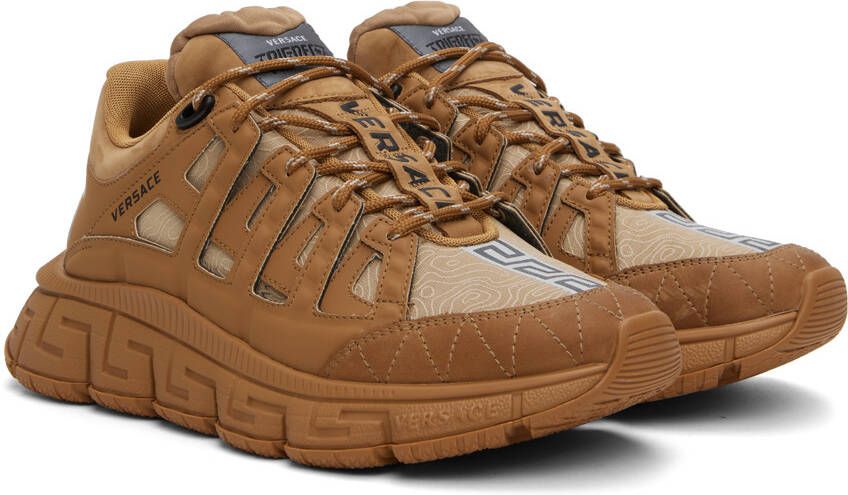 Versace Tan Trigreca Sneakers