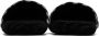 Versace Underwear Black 'La Greca' Slippers - Thumbnail 2