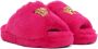 Versace Underwear Pink 'La Medusa' Slippers - Thumbnail 4