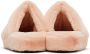 Versace Underwear Pink 'La Medusa' Slippers - Thumbnail 2