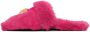Versace Underwear Pink Palazzo Slippers - Thumbnail 3