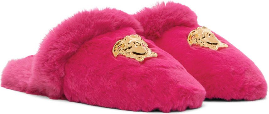 Versace Underwear Pink Palazzo Slippers