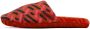 Versace Underwear Red Greca Slippers - Thumbnail 3