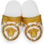 Versace Underwear White Baroque Slippers - Thumbnail 5