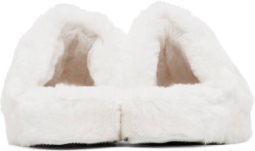 Versace Underwear White 'La Medusa' Slippers