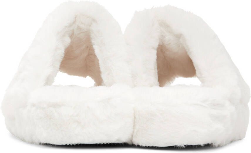 Versace Underwear White 'La Medusa' Slippers