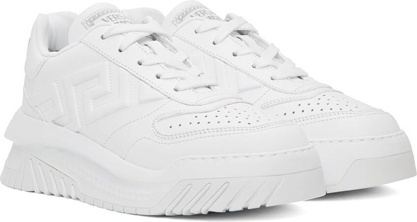 Versace White Greca Odissea Sneakers
