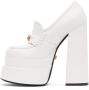 Versace White Intrico Platform Heels - Thumbnail 3