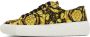 Versace Yellow & Black Barocco Sneakers - Thumbnail 3