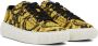 Versace Yellow & Black Barocco Sneakers - Thumbnail 4