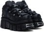 VETEMENTS Black New Rock Edition Platform Sneakers - Thumbnail 4