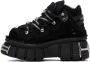 VETEMENTS Black New Rock Edition Platform Sneakers - Thumbnail 3