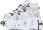 VETEMENTS White New Rock Edition Platform Sneakers - Thumbnail 3