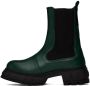 Virón SSENSE Exclusive Green Paradigm Chelsea Boots - Thumbnail 3