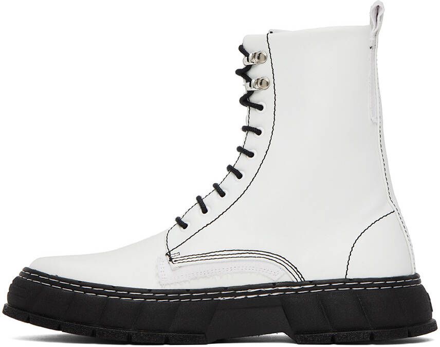 Virón White & Black 1992 Contrast Boots